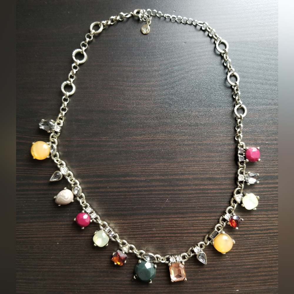 Multi color stone Statement Necklace